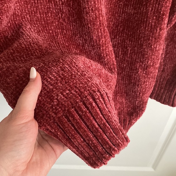 Pink Lily Chenille Crew Neck Sweater - Picture 6 of 6